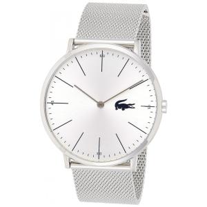 Mens Moon Quartz Watch with Stainless Steel Strap, Silver, 20 Model, LACOSTE 2010901
