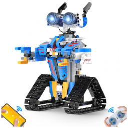 Brinquedo Robô para Meninos e Meninas de 8 a 16 Anos com Aplicativo ou Controle Remoto - Kit de Blocos de Construção Programáveis de