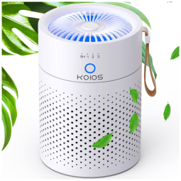 Purificador de Ar, com Filtro HEPA, Área 20 m2, KOIOS EPI810, Branco