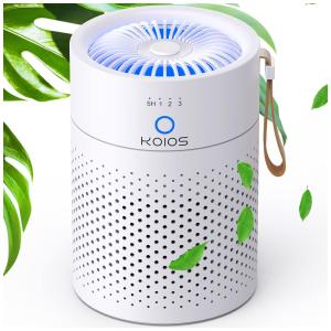 Purificador de Ar, com Filtro HEPA, Área 20 m2, KOIOS EPI810, Branco