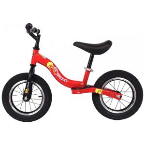 Bicicleta sem Pedal com Apoio para os Pés para Crianças de 2 a 5 Anos, TEEGUI, Vermelho