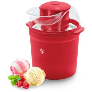 Máquina de Sorvete Automática 1,5L de Capacidade, 110v, GREENLIFE CC005076 001, Vermelho