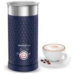 Mixer Espumador de Leite á Bateria, Aço Inoxidável, SIMPLETASTE 706 0005, Preto