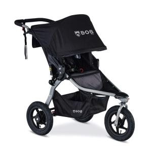 Carrinho de Bebê para Passeio com Suspensão Ideal para Corridas até 34 kg, BOB GEAR U181927, Preto