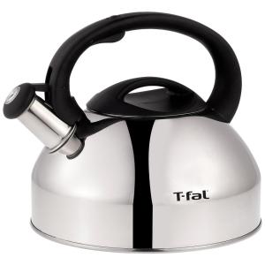 C76220 Chaleira de Chá 3L em Aço Inoxidável com Apito, T FAL 2100096129, Prateado