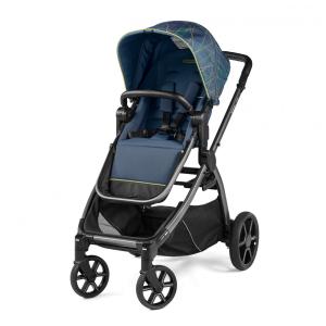 Carrinho de Bebê com Assento Reversível e Dobra Compacta Fácil, Peg Perego Ypsi, Azul
