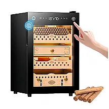 Humidor Elétrico PRECISTECH com Trava Biométrica 200 Cigarros 60L WiFi 240V