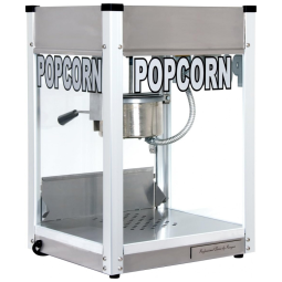 Pipoqueira Elétrica de Bancada em Aço Inoxidável, 50W, 110v, PARAGON MANUFACTURED FUN 1104710, Cinza