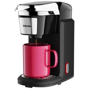 Cafeteira Elétrica Expresso Manual 300mL, 110v, MUELLER AUSTRIA MU CM10, Preto