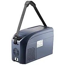 Geladeira e Congelador Portátil 19L para Carros e Barcos,12 24 V DC e 100 240 V AC, CIGREEN, Cinza