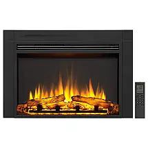 Lareira Elétrica Legend Flame 81x56cm 1500W Chamas LED Insert Embutir 110V