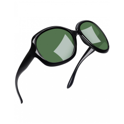 Óculos de Sol Feminino com Proteção UV, Joopin B23, Preto