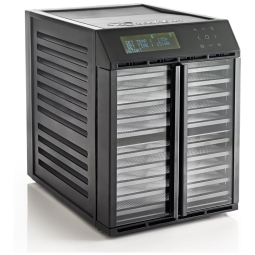 Desidratador de Alimentos, 10 Racks Controlador Digital, 550W, 110v, EXCALIBUR RES10, Preto