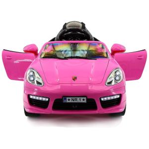 Carro, Carrinho Elétrico para Crianças 12V até 6 km por hora, com Controle Remoto, MODERNO KIDS MKSX158 PINK, Rosa