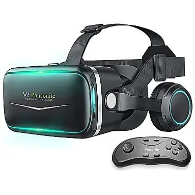 Óculos Realidade Virtual com Fone