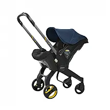 Cadeirinha Doona Azul Marinho Vira Carrinho Sistema Completo de Viagem 1,8 a 13,6 kg