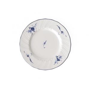 Prato para Aperitivo 17 cm, Elegância e Praticidade em Sua Mesa com Formato Redondo e Material de Porcelana, Villeroy Boch, Branco e Azul