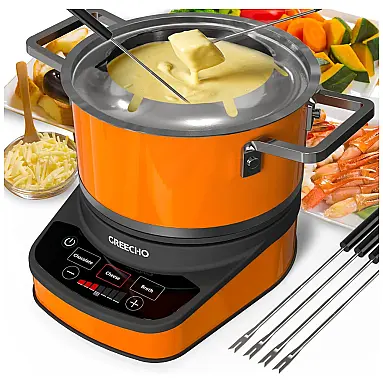 GREECHO Panela de Fondue Elétrica