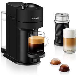 Cafeteira Elétrica Nespresso Vertuo by Expresso com Aeroccino, 1L, Matte, 110v, BREVILLE BNV550MTB1BUC1, Preto