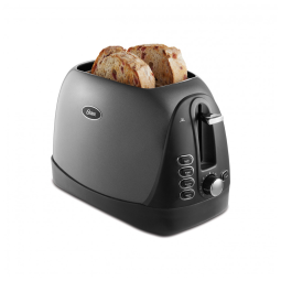 Torradeira Elétrica 2 Fatias com 7 Níveis de Tostagem, Metálico, 110v, OSTER TSSTTRJBG1, Preto