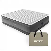 Colchão Inflável, INTEX Comfort Plush, Cinza