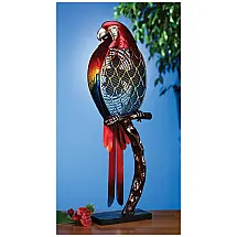 Ventilador de Mesa Decorativo com 2 Velocidades, Arara, 110V, DECO BREEZE DBF0338, Vermelho