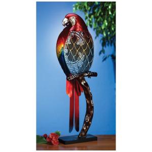 Ventilador de Mesa Decorativo com 2 Velocidades, Arara, 110V, DECO BREEZE DBF0338, Vermelho