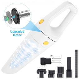 Aspirador Portátil Recarregável Para Uso Doméstico Pelos de Animais Poeiras Carros