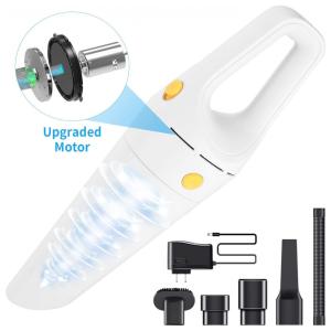 Aspirador Portátil Recarregável Para Uso Doméstico Pelos de Animais Poeiras Carros