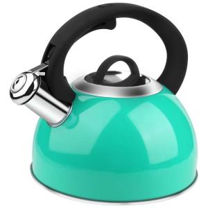 Chaleira de chá, verde, AIDEA, Vermelho