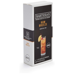 Cápsulas de Coquetel Rum Breeze para Máquina Bartesian 55354, 6 Un