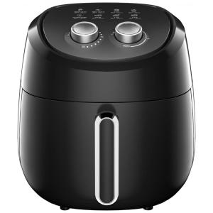 Fritadeira Elétrica AirFryer 4.5L de Capacidade e Painel de Controle Digital e Temperatura Ajustável, 1400W, 110V, VILIWIN, Preto
