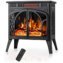 Lareira Elétrica Electactic 60x27x62cm 1500W Chamas 3D LED Portátil 110V