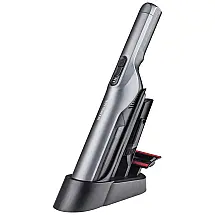 Aspirador de Pó Automotivo Portátil 12V Portátil e Recarregável com Acessórios, BOOMBLACK BH 610, Cinza