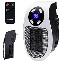 Aquecedor de Cerâmica Elétrico Portátil, 11 Configurações, 1500W, 110v, GIVEBEST HPQ15J E1, Preto