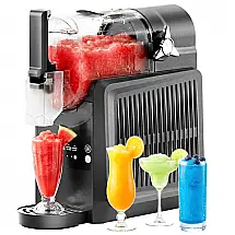 Máquina de Slush Raspadinha VNN 2,7L Preta 5 Programas Auto Limpeza Sem Gelo