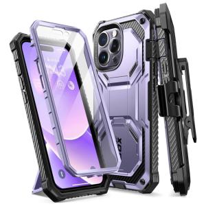 Capa para Iphone 14 Pro Max de Alta Resistencia Nível Militar, iBlason, Roxa