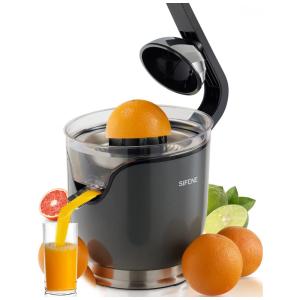 Espremedor Elétrico de Frutas SiFENE em Aço Inoxidável e Multifuncional, 150W, Cinza