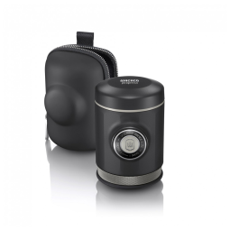 Cafeteira Elétrica Programável Picopresso Mini Expresso Manual Portátil com Estojo Protetor, WACACO, Preto