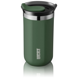 Copo para Café 300 mL Isolado a Vácuo Aço Inox Duplo com Tampa, WACACO Octaroma, Verde