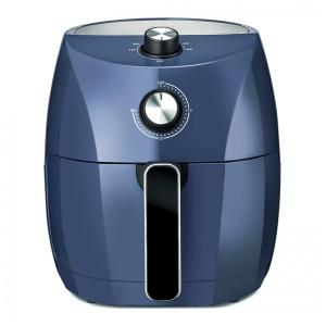 Fritadeira Elétrica AirFryer 3.5L de Capacidade, Multifuncional em Aço Inoxidável, 1400W, 110V, CRUX 17281, Azul