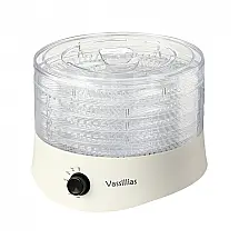 Desidratador de Alimentos Vassillias Branco 280W 5 Bandejas BPA-Free com Controle de Temperatura