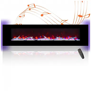 Lareira Elétrica de Embutir A45x182L