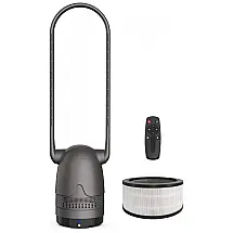 Ventilador de Torre e Purificador de Ar com 8 Velocidades, 110v, MITCENT MT1002, Preto