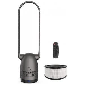 Ventilador de Torre e Purificador de Ar com 8 Velocidades, 110v, MITCENT MT1002, Preto