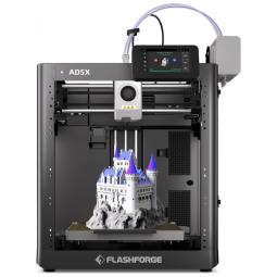 Impressora 3D FLASHFORGE AD5X MultiColor com IFS, Nivelamento Automático Total, Velocidade de Impressão de Alta Velocidade de até 600mm/s