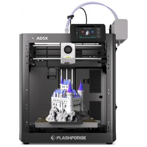 Impressora 3D FLASHFORGE AD5X MultiColor com IFS, Nivelamento Automático Total, Velocidade de Impressão de Alta Velocidade de até 600mm/s