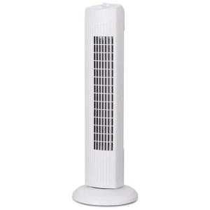Ventilador de Torre Oscilante Portátil com 3 Velocidades, 110V 35W, GOFLAME, Branco