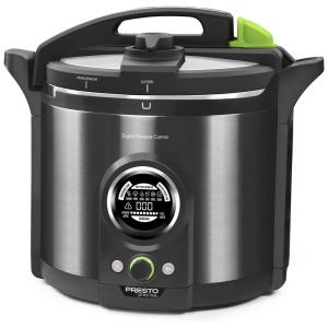 Panela de Pressão 11.4L Elétrica com Painel Digital, 1485W, 110V, PRESTO 02144, Preto