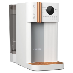 Filtro de Água de Bancada sem Instalação com Sistema de Osmose Reversa e Filtro de 4 Estágios 3:1 Puro para Drenar, ICEPURE